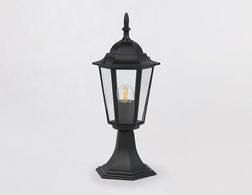 ST2023 BK/CL черный/прозрачный IP54 E27 max 40W D150*400 ST2023 BK/CL черный/прозрачный IP54 E27 max 40W D150*400