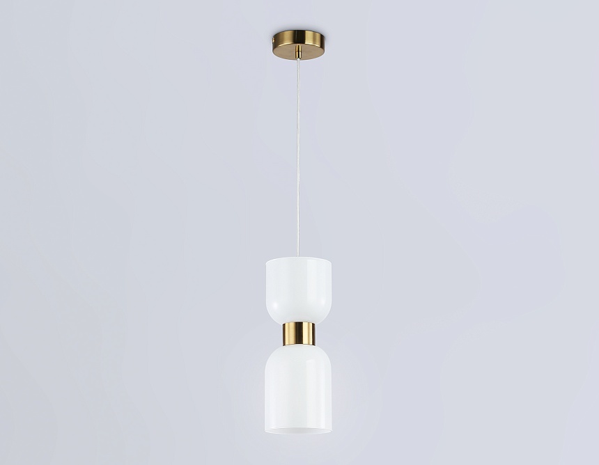 LH56091 BS/FR латунь/белый матовый E14 max 60W D120*1500