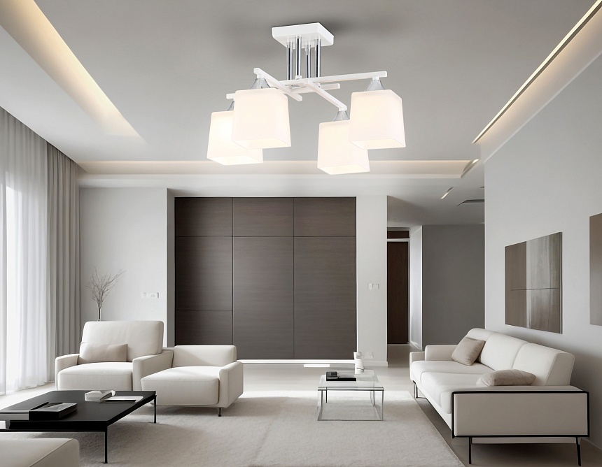 TR303041/4 WH белый E27/4 max 60W 420*420*260