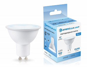 190906 LED MR16 9W IC GU10 6400K 175-265V 38°
