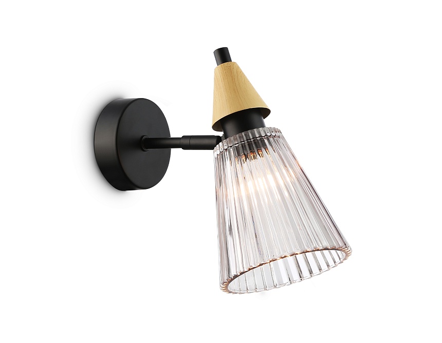 LH58118 BK/LW/SM черный/светлое дерево/дымчатый E14 max 40W 180*110*200 LH58118 BK/LW/SM черный/светлое дерево/дымчатый E14 max 40W 180*110*200