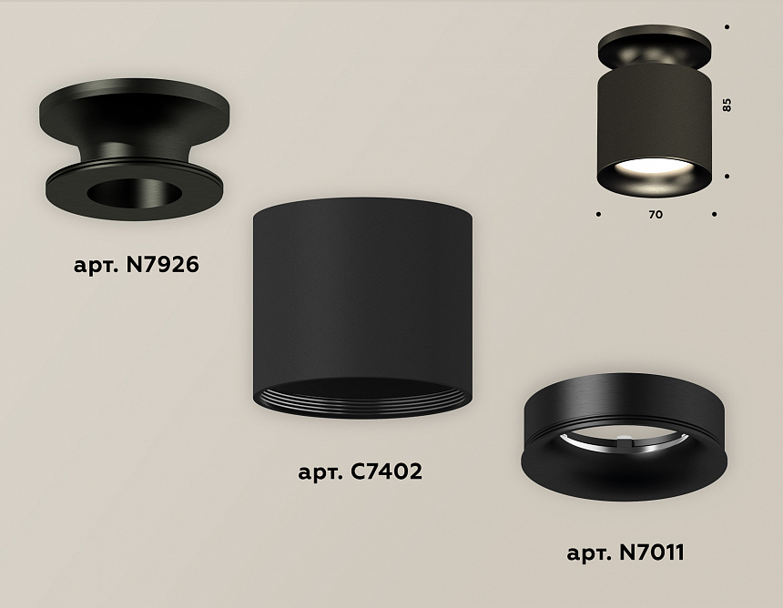 XS7402061 SBK/PBK черный песок/черный полированный MR16 GU5.3 (N7926, C7402, N7011) XS7402061 SBK/PBK черный песок/черный полированный MR16 GU5.3 (N7926, C7402, N7011)