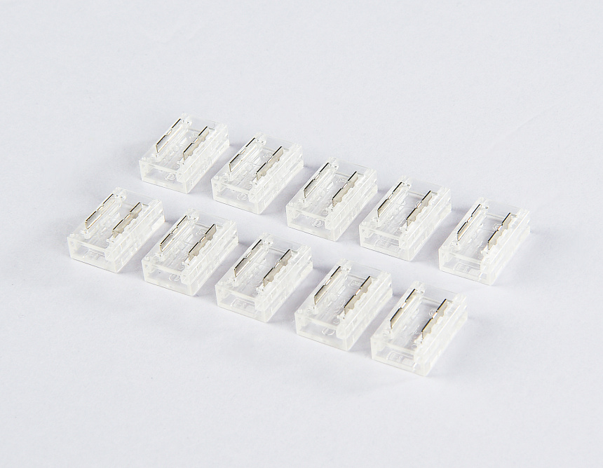GS6351 Соединитель прямой COB 12/24V для лент 8mm (2 конт.) (10шт)