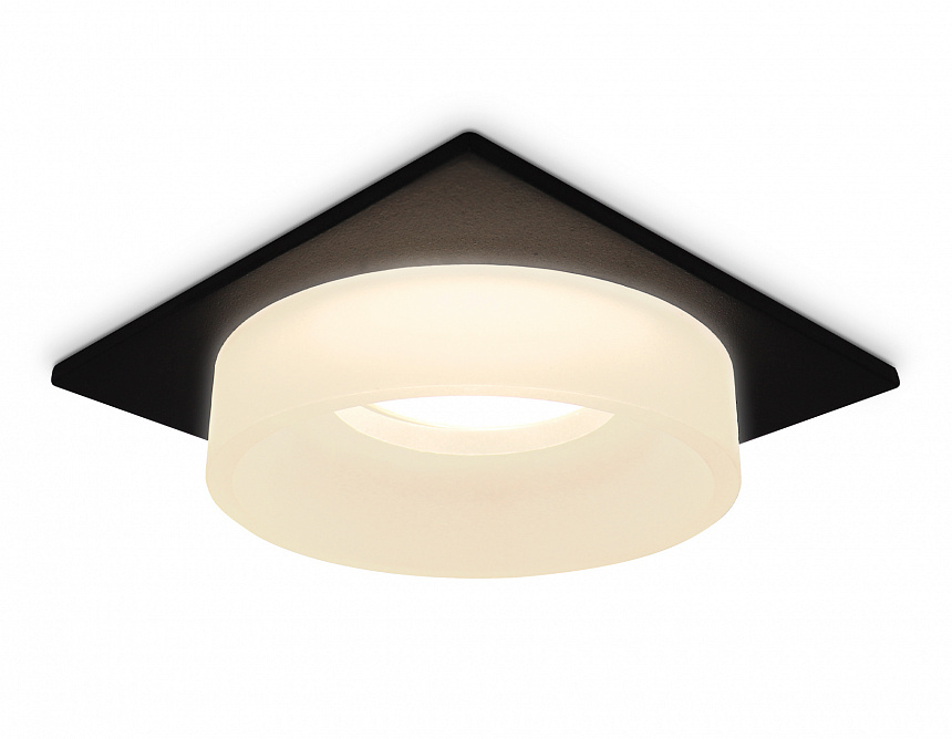 TN1316 SBK/FR черный песок/белый матовый GU5.3 92*92*45