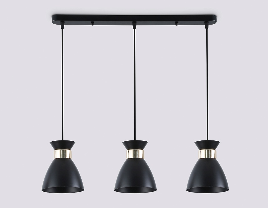 TR8469/3 BK/FGD черный/золото E27/3 max 60W 550*135*1000