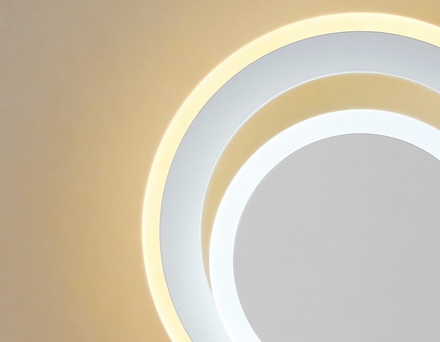 FA560 WH/S белый/песок LED 3000K/6400K 24W 200*200*60 FA560 WH/S белый/песок LED 3000K/6400K 24W 200*200*60