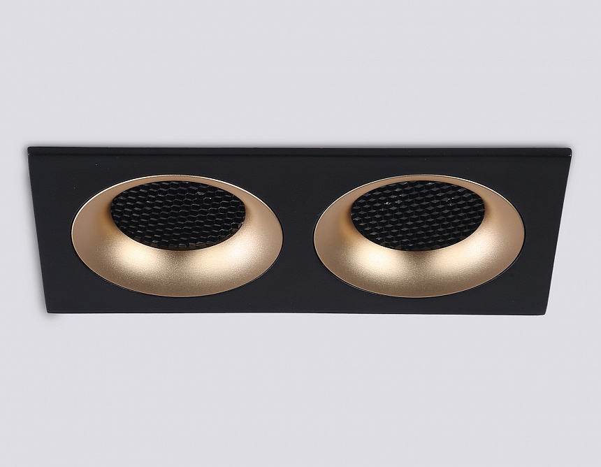 TN102735/2 BK/GD черный/золото GU5.3 175*92*23