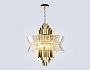 LH41023/18 BS/CL латунь/прозрачный E14*18 max 40W D700*750