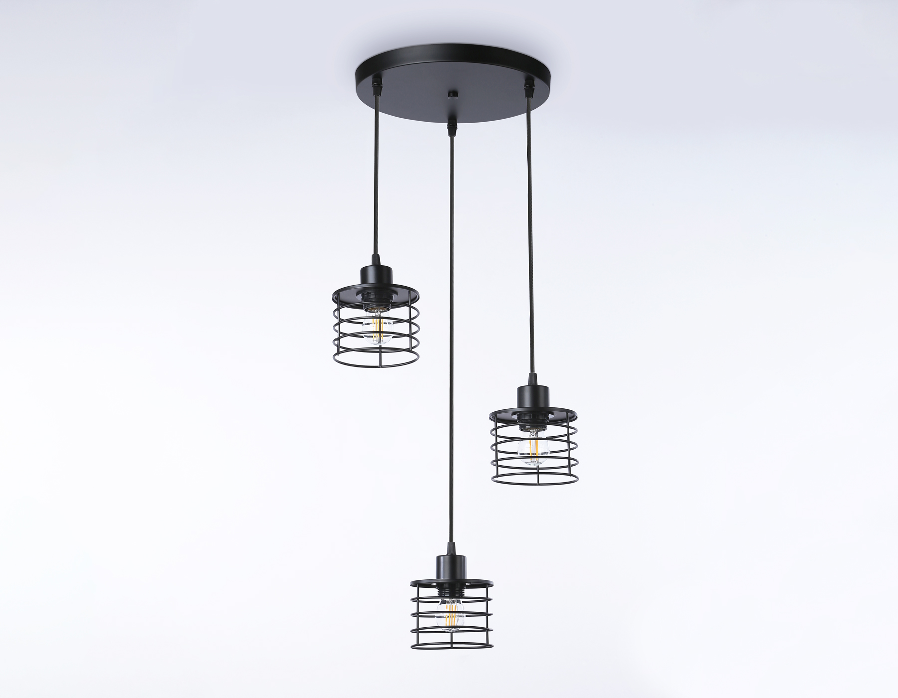TR8081/3 BK черный E27*3 max 40W D372*1170