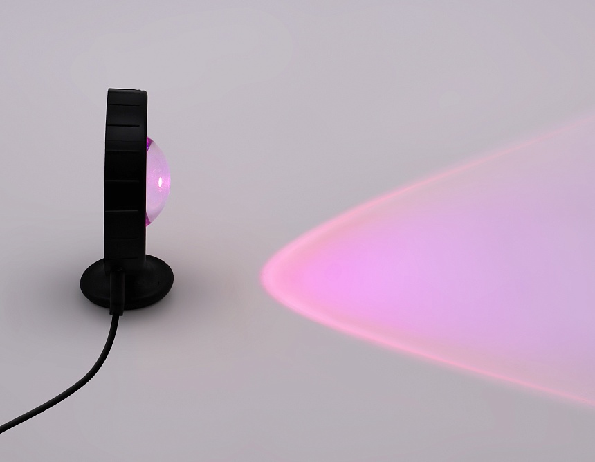 DE8383 BK черный LED RGB 3W (ПДУ RGB)