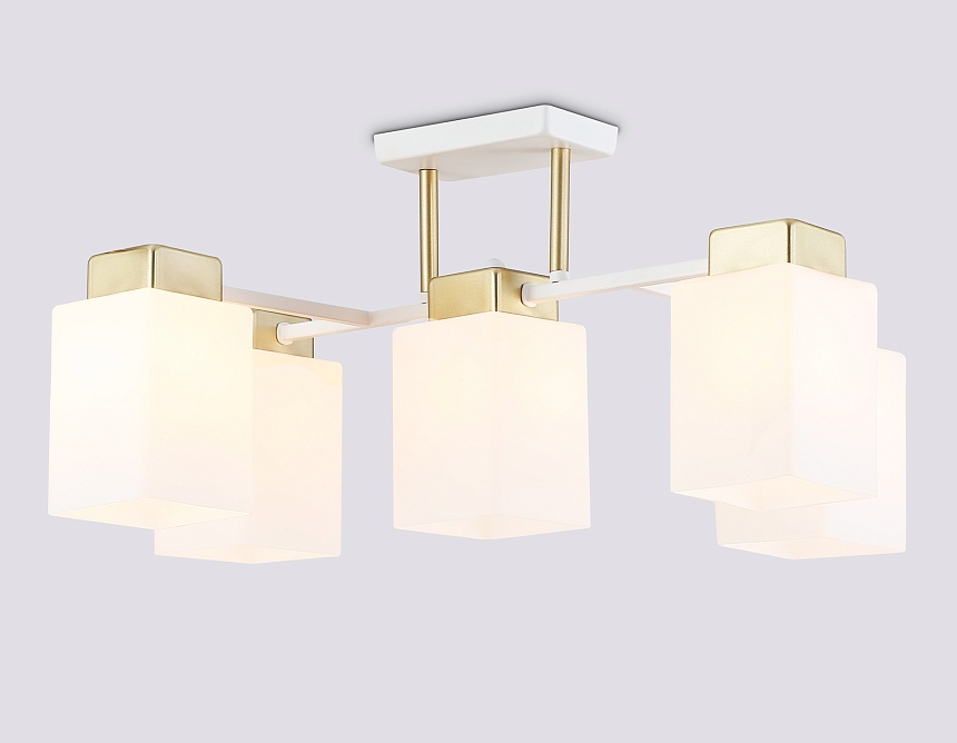 TR303047/5 WH/GD белый/золото E27/5 max 60W 540*480*270