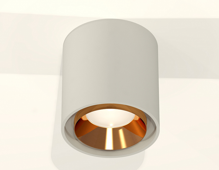 XS7724004 SGR/PYG серый песок/золото желтое полированное MR16 GU5.3 (C7724, N7034)