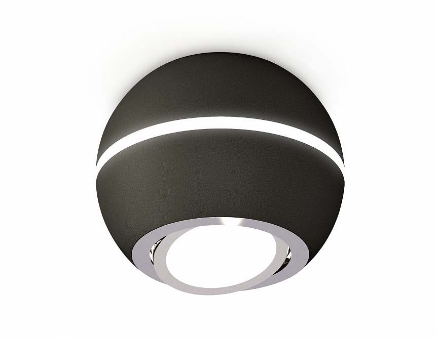 XS1102021 SBK/PSL черный песок/серебро полированное MR16 GU5.3 LED 3W 4200K (C1102, N7003) XS1102021 SBK/PSL черный песок/серебро полированное MR16 GU5.3 LED 3W 4200K (C1102, N7003)