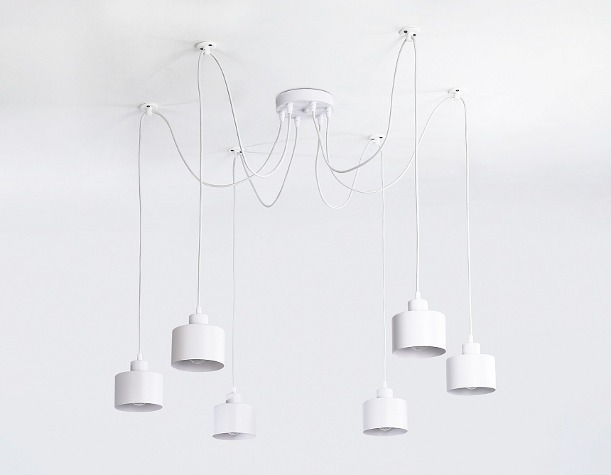 TR8131/6 WH белый E27*6 max 40W D700*800