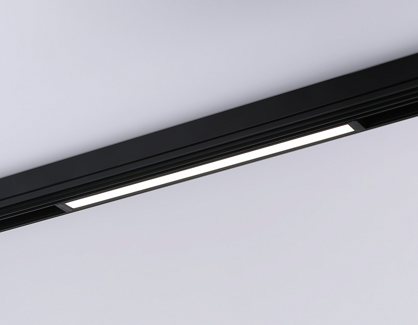 GL1282 BK черный IP20 18W 3000K-6400K 220V 120° 452*25*42 (Без ПДУ)