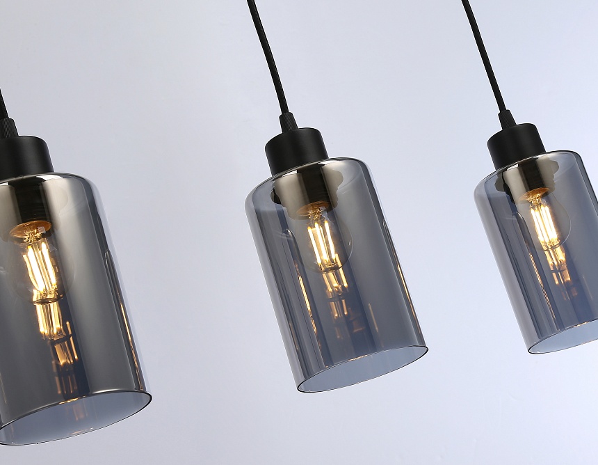 TR3698/3 BK/SM черный/дымчатый E27*3 max 40W 560*100*1040