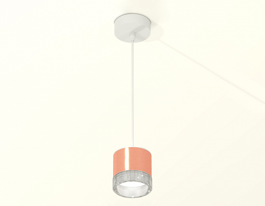 XP8122030 PPG/CL/SWH золото розовое полированное/прозрачный/белый песок GX53 (A2331, C8122, N8480)