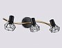 TR8657/3 BK/GD черный/золото E14/3 max 60W 550*100*185
