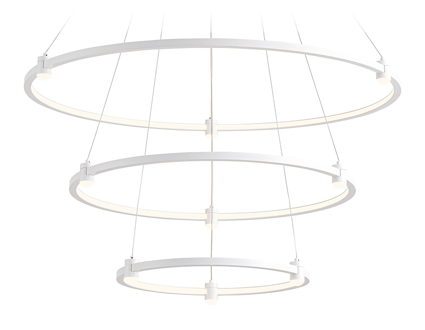 FL5511/3+9 WH белый 90W 3000K/4200K/6400K D800/600/400*1300 (без ПДУ)