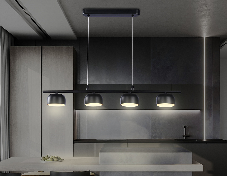 TN71039/4 BK черный GX53/4 max 12W 600*80*1100