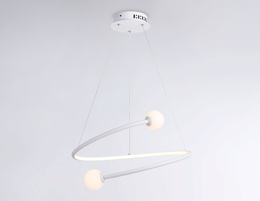 FL66291 WH белый 39W 3000K-6400K D500*1000 (ПДУ ИК)