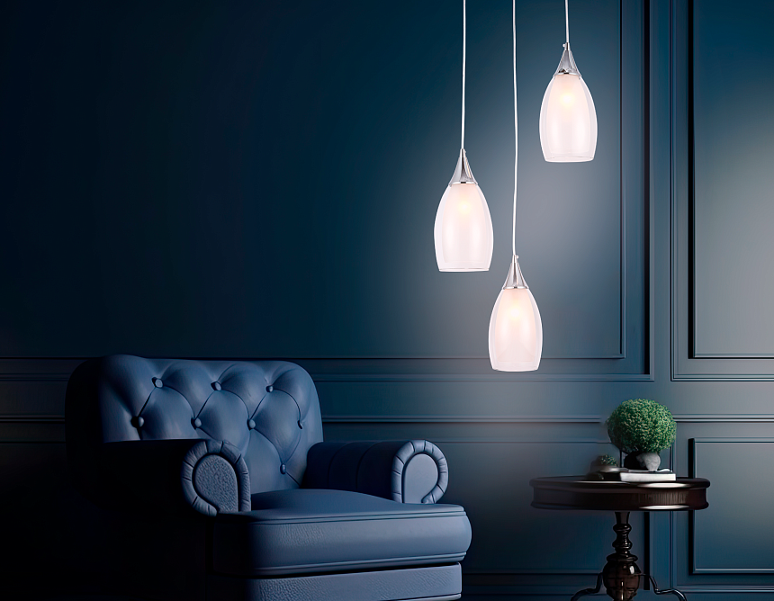 TR3548/3 CH/CL хром/прозрачный E14 max 40W 370*130*1000