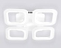 FA4371/4 WH белый 4200K/3000K+6400K/6400K+3000K 45W 345*345*75 (ПДУ ИК)