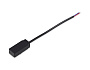 GV1262 BK черный ввод питания для шинопровода IP20 48V 60*26*16