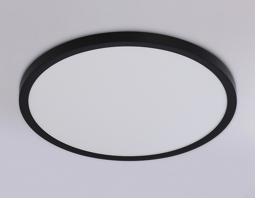 FZ1957 BK черный IP54 26W 5000K D370*15 (Без ПДУ)