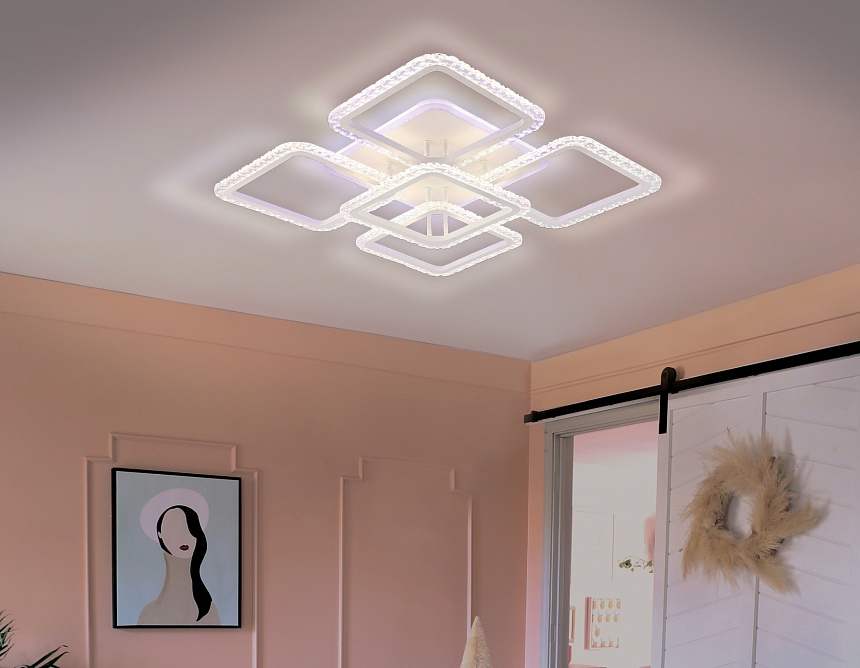 FA5301 WH белый 140W 770*770*130 (ПДУ РАДИО 2.4) FA5301 WH белый 140W 770*770*130 (ПДУ РАДИО 2.4)