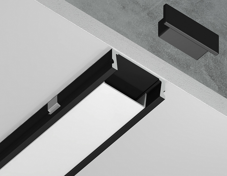 GP1700BK черный 2000*15.5*6