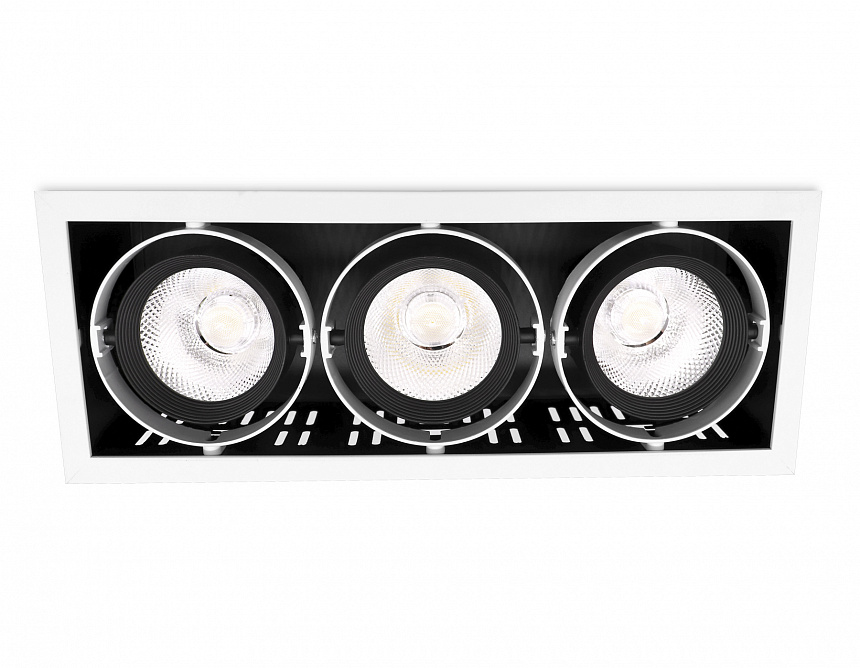 T813 BK/CH 3*12W 4200K