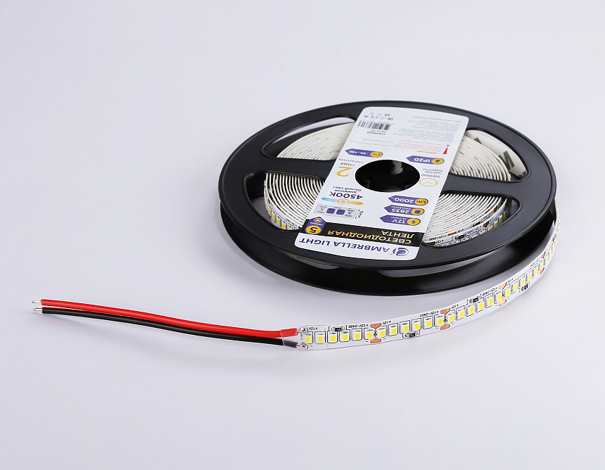 GS1502 2835 240Led/ 19.2W m/ 12V IP20 4500K/ 5000*10*1.2mm (2 конт.) GS1502 2835 240Led/ 19.2W m/ 12V IP20 4500K/ 5000*10*1.2mm (2 конт.)