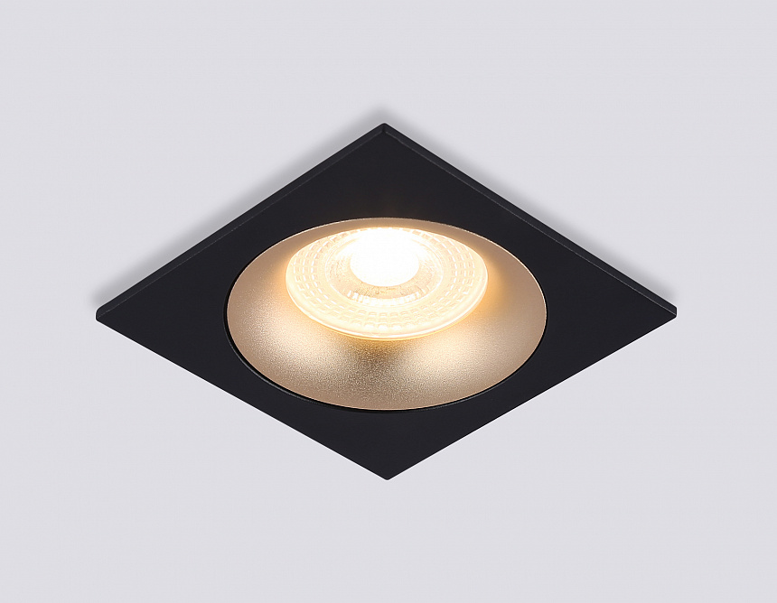 TN102730 BK/GD черный/золото GU5.3 92*92*23