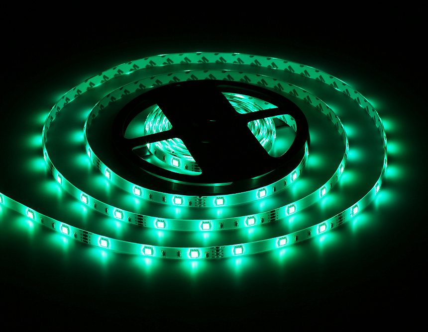 GS2301 5050 30Led/ 7.2W m/ 12V IP65 RGB/ 5000*10*2.87mm (4 конт.) GS2301 5050 30Led/ 7.2W m/ 12V IP65 RGB/ 5000*10*2.87mm (4 конт.)