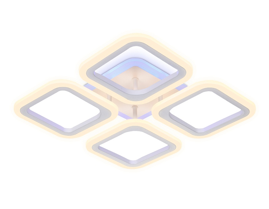 FA441/4 WH белый 72W 520*520*80 (ПДУ РАДИО 2.4G)