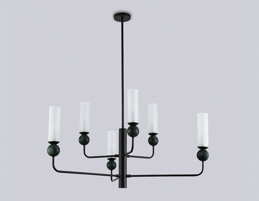 LH53274/6 BK/WH черный/белый E14*6 max 40W D1050*1445