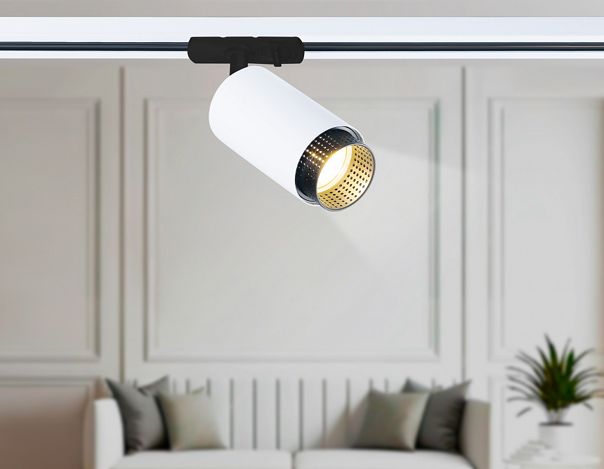 GL5161 WH/BK белый/черный GU10 max 12W D60*190