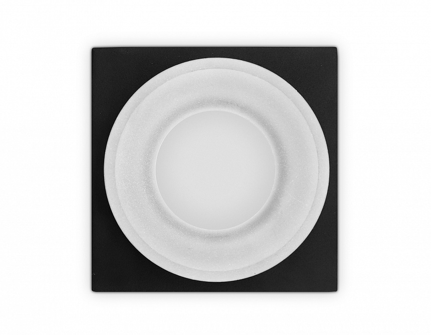 TN1316 SBK/FR черный песок/белый матовый GU5.3 92*92*45