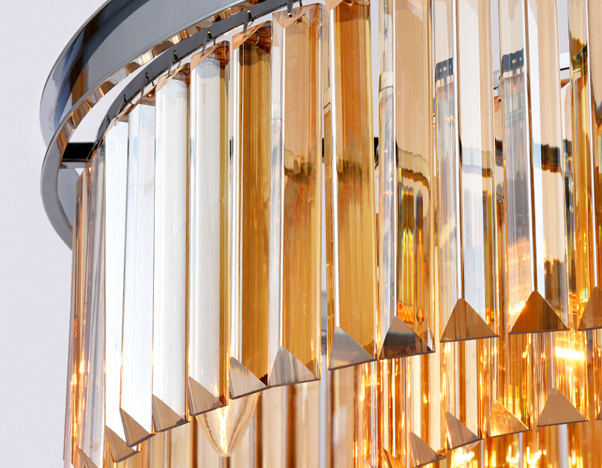 TR5097/8 CH/TI хром/янтарь E14/8 max 40W D600*760