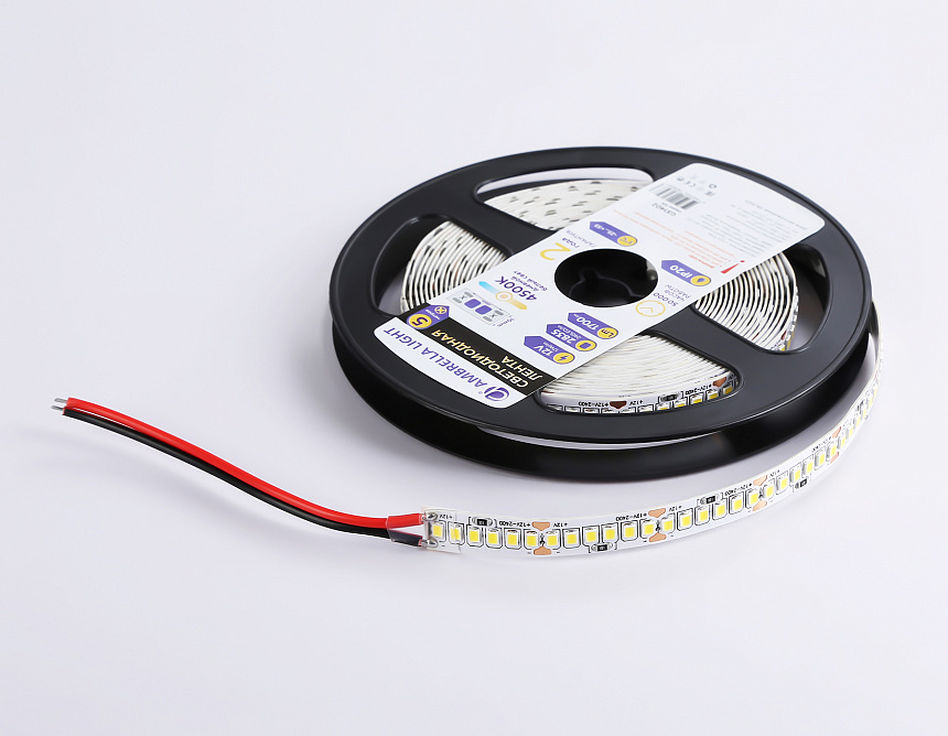 GS1402 2835 240Led/ 17W m/ 12V IP20 4500K/ 5000*10*1.2mm (2 конт.) GS1402 2835 240Led/ 17W m/ 12V IP20 4500K/ 5000*10*1.2mm (2 конт.)