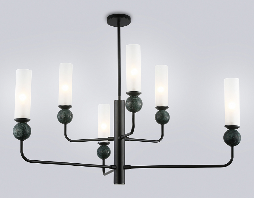 LH53274/6 BK/WH черный/белый E14*6 max 40W D1050*1445