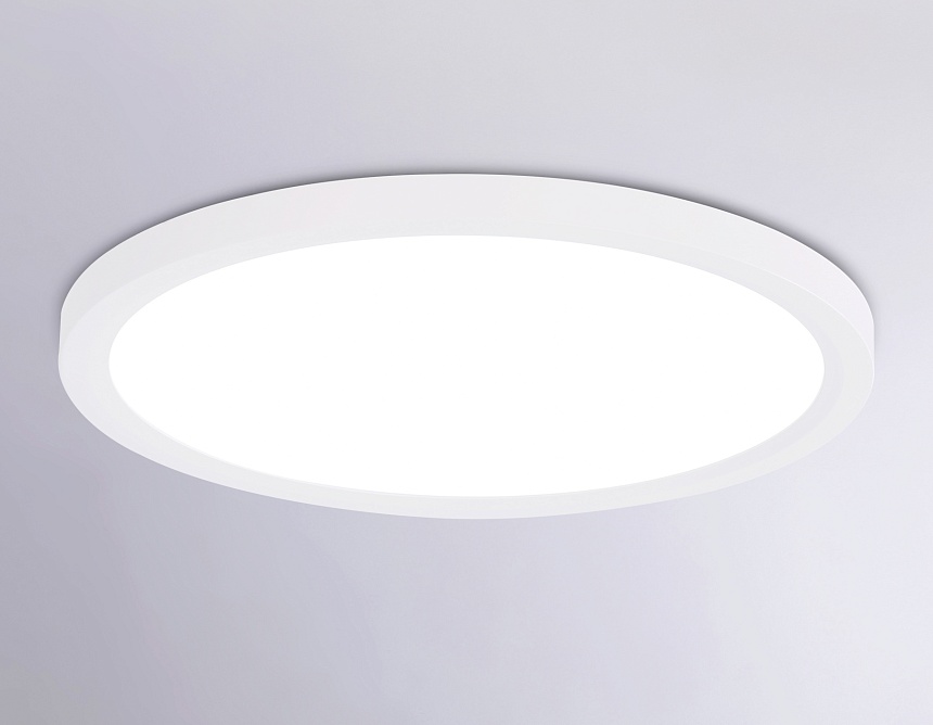 FZ1909 WH белый IP54 44W 3000K-6500K CCT-переключатель D600*25 (Без ПДУ)