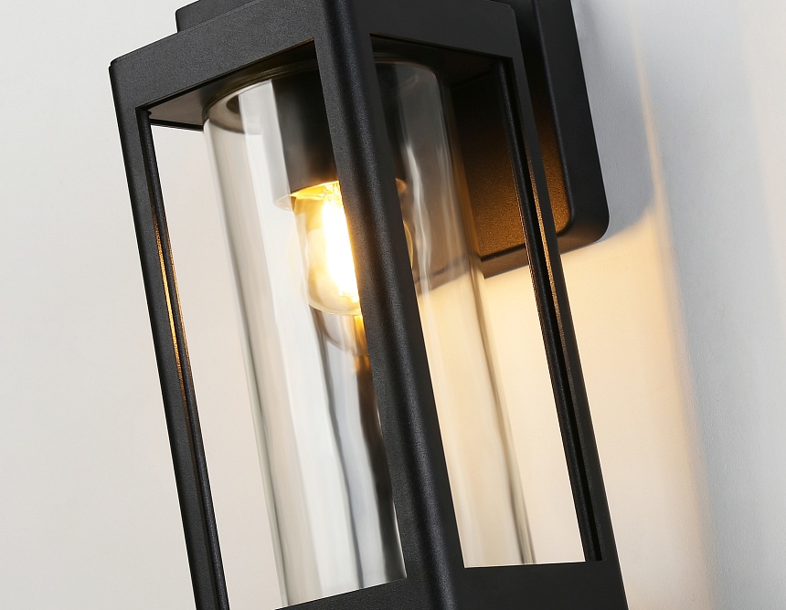 ST2406 BK/CL черный/прозрачный IP54 E27 max 40W 245*110*150