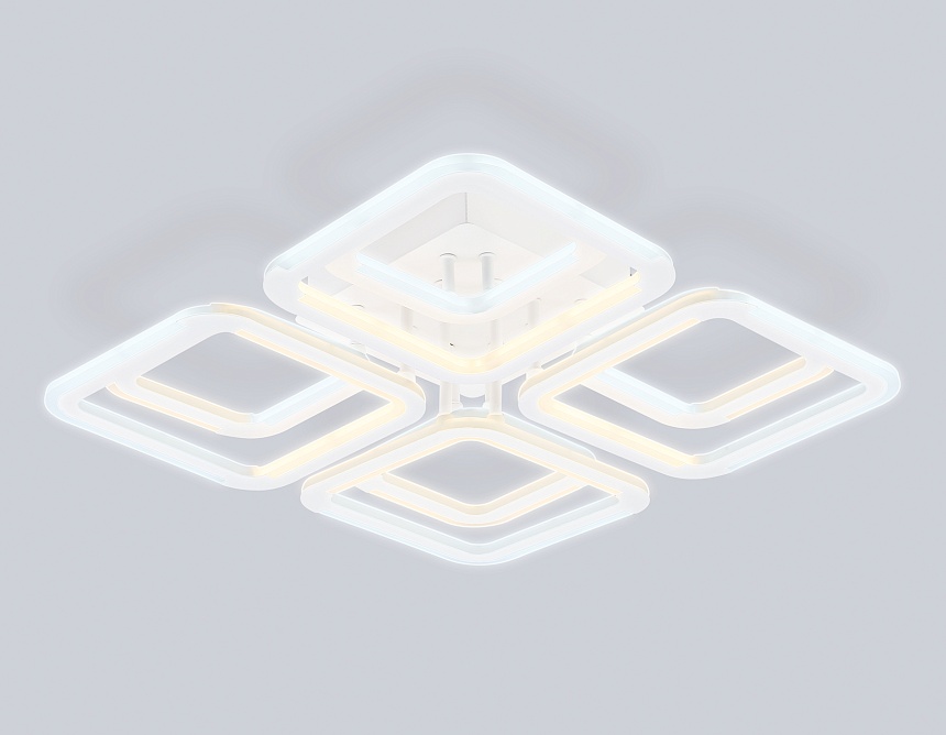 FA8948/4+4 WH белый 101W 3000-6000K 485*485*120 (ПДУ ИК)