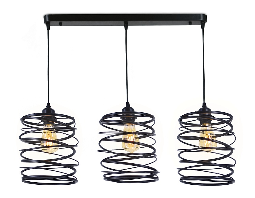 TR8403/3 BK черный E27/3 max 60W 720*180*1000