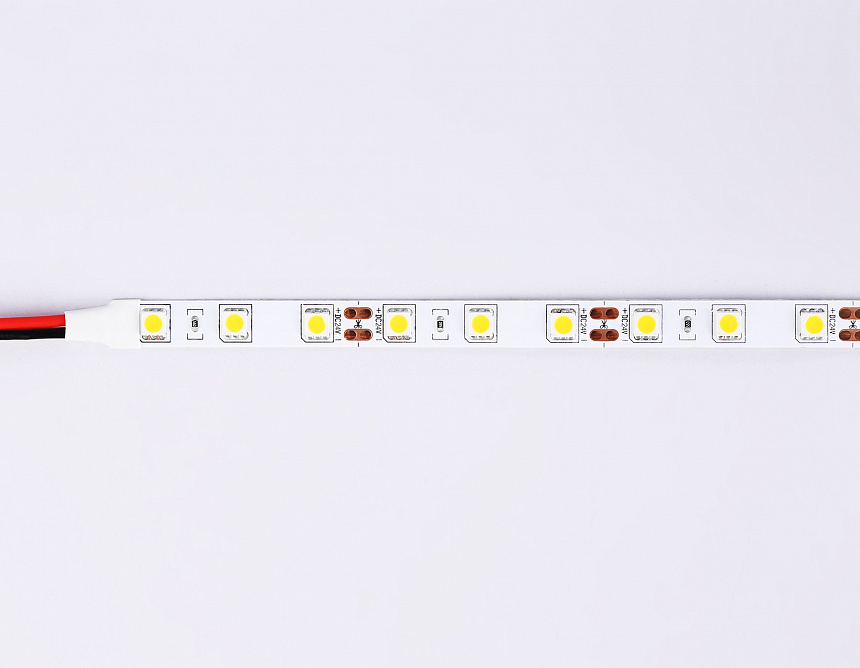 GS4001 5050 60Led/ 14.4W m/ 24V IP20 3000K/ 5000*10*1.87mm (2 конт.) GS4001 5050 60Led/ 14.4W m/ 24V IP20 3000K/ 5000*10*1.87mm (2 конт.)