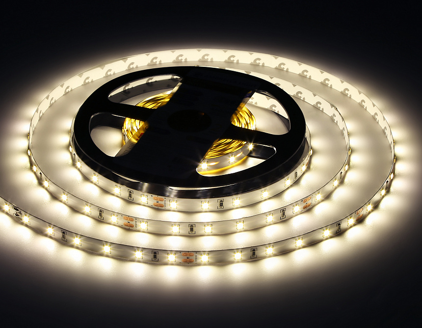 GS3002 2835 60Led/ 6W m/ 24V IP20 4500K/ 5000*8*1.2mm (2 конт.) GS3002 2835 60Led/ 6W m/ 24V IP20 4500K/ 5000*8*1.2mm (2 конт.)