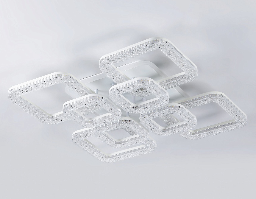 FA3921/4+4 WH белый 208W 3000K/4200K/6400K 580*580*120 (ПДУ РАДИО 2.4G)