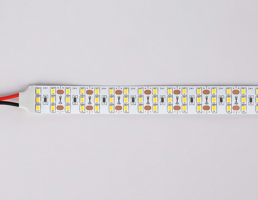 GS3901 2835 324Led/ 26W m/ 24V IP20 3000K/ 5000*18*1.2mm (2 конт.)